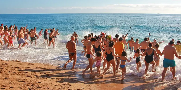La Colla dels Valents, a punt per la Banyada de Cap d'Any a Pineda