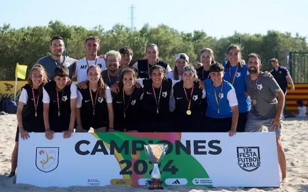La futbolista Xènia Casadó es proclama campiona de Catalunya en categoria Juvenil amb el Black Wolf BS (4-3)