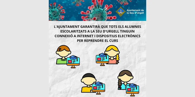 L'Ajuntament de la Seu garantirà que tots els alumnes escolaritzats a la ciutat puguin reprendre el curs