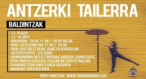 EL DEPARTAMENTO DE JUVENTUD ORGANIZA UN TALLER DE TEATRO PARA JÓVENES DE 11 A 14 AÑOS EN KULTUR ETXEA