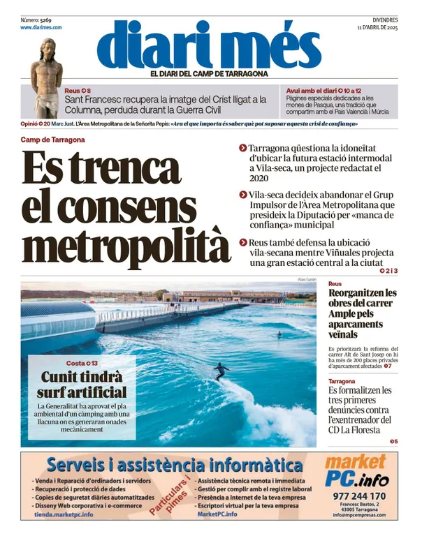 Cop d'ull als diaris d'aquest divendres 11 d'abril