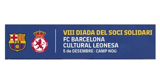 La Penya Barcelonista facilita entrades pel partit solidari del Barça el 5 de desembre