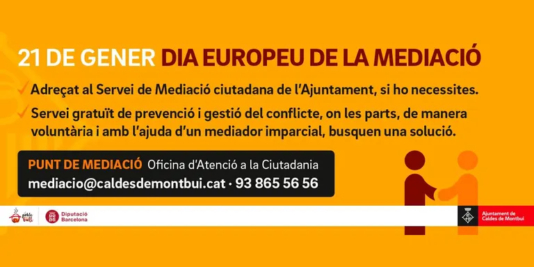 L’Ajuntament commemora el Dia Europeu de la Mediació