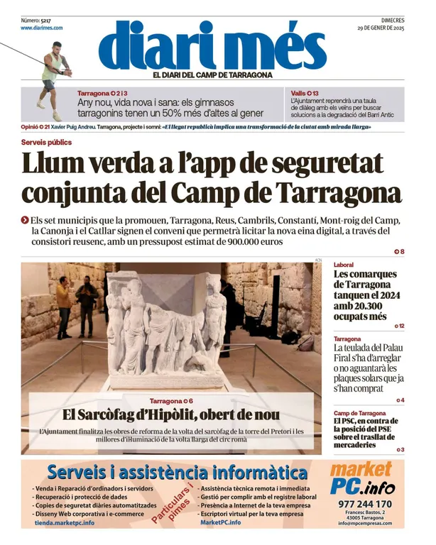 Cop d'ull als diaris d'aquest dimecres 29 de gener