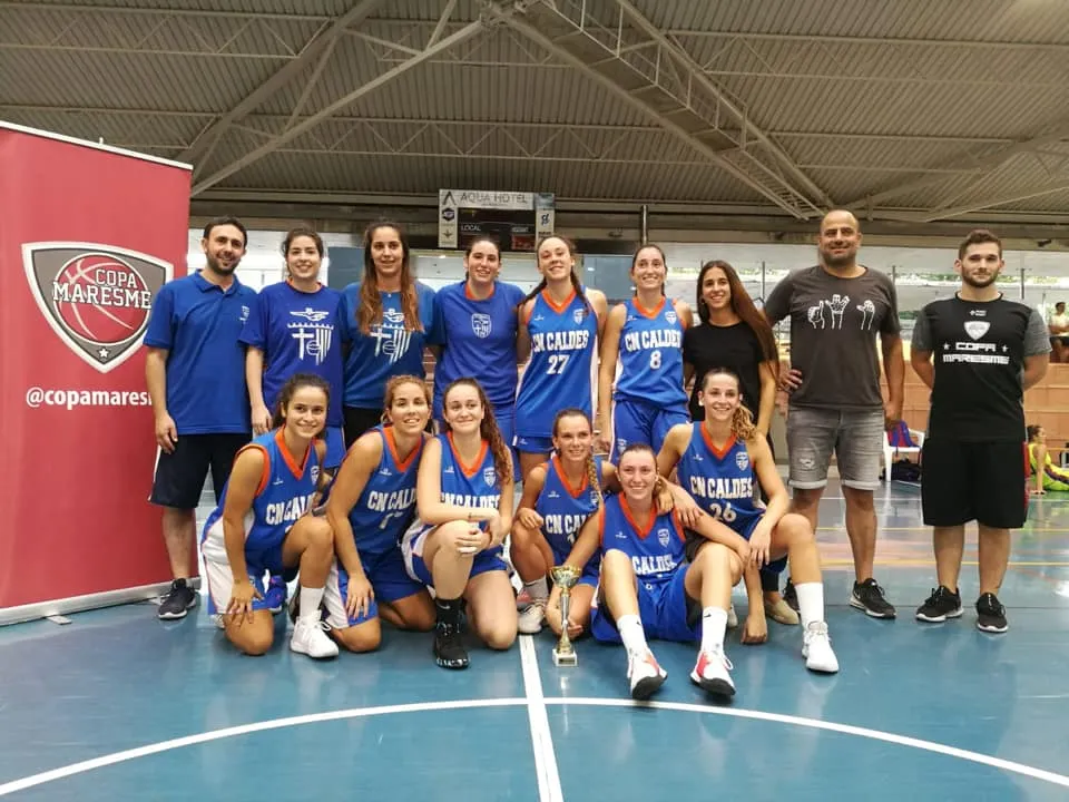 L'equip sènior femení de bàsquet del CN Caldes s'ha proclamat campió de la Copa Maresme 2019