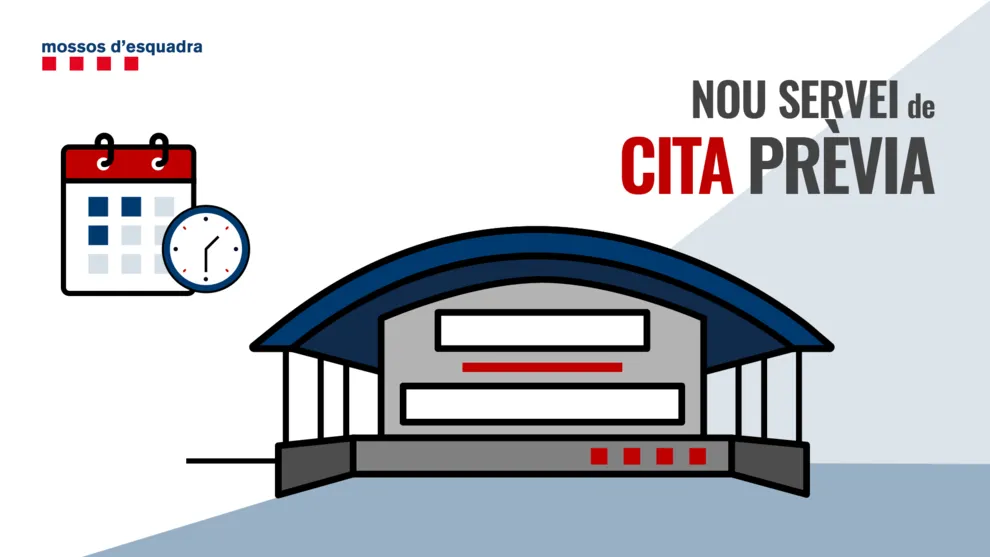 Els Mossos d’Esquadra implementen la cita prèvia per a posar denúncies a comissària