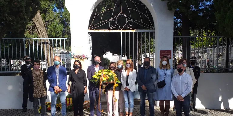Els actes a Arenys de Munt per celebrar la Diada Nacional de Catalunya van ser senzills per tal d’evitar la propagació de la covid 19