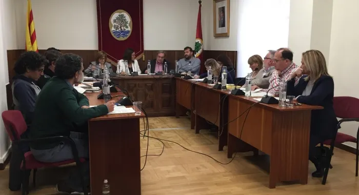 Imatge del darrer ple de mandat