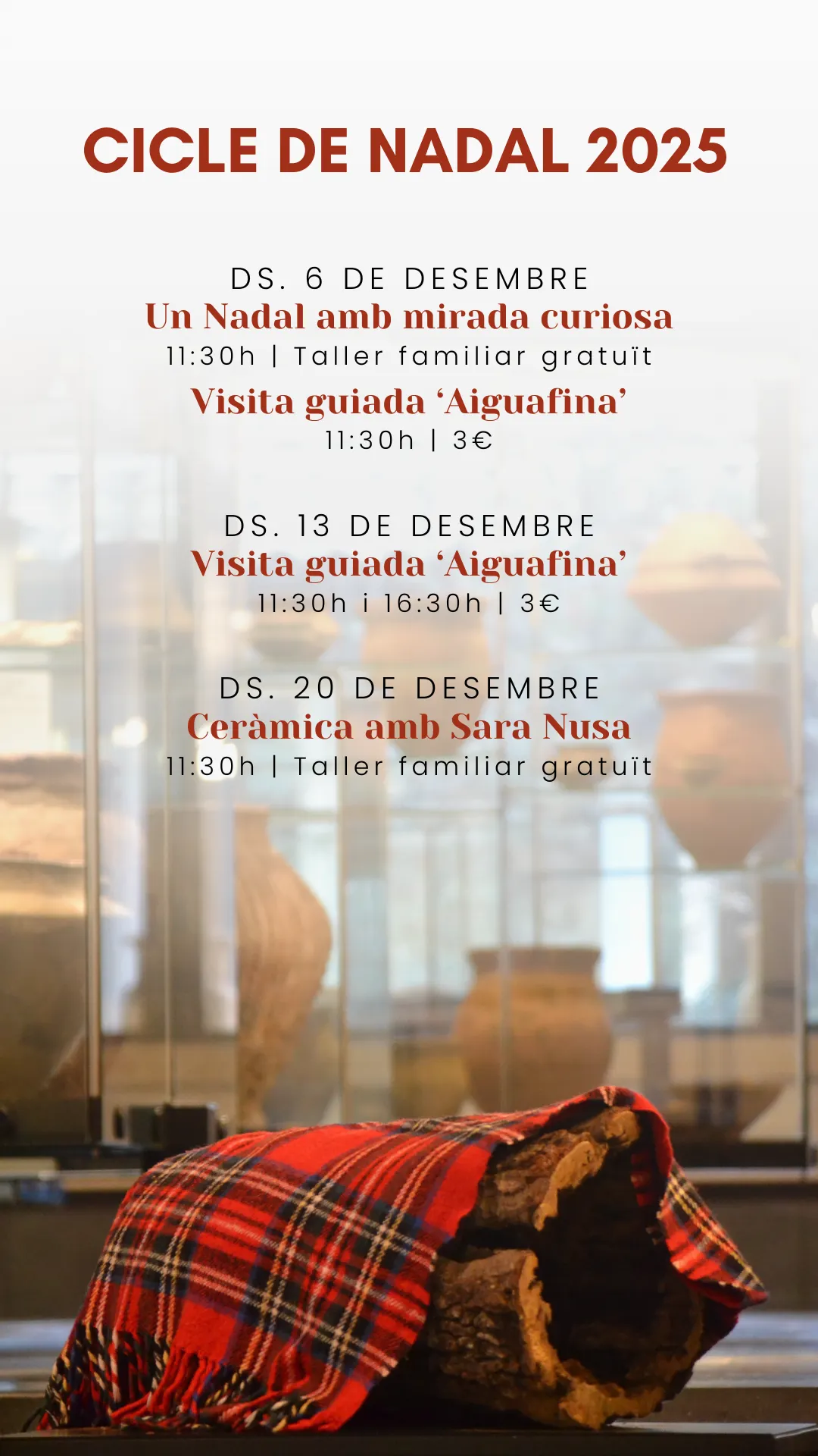 El Museu de Solsona programa tallers i visites guiades en el seu cicle de Nadal