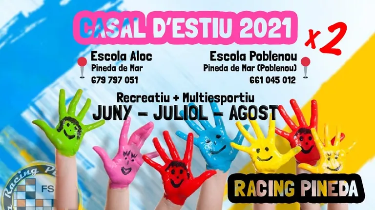 El Racing Pineda prepara el Casal d'Estiu 2021