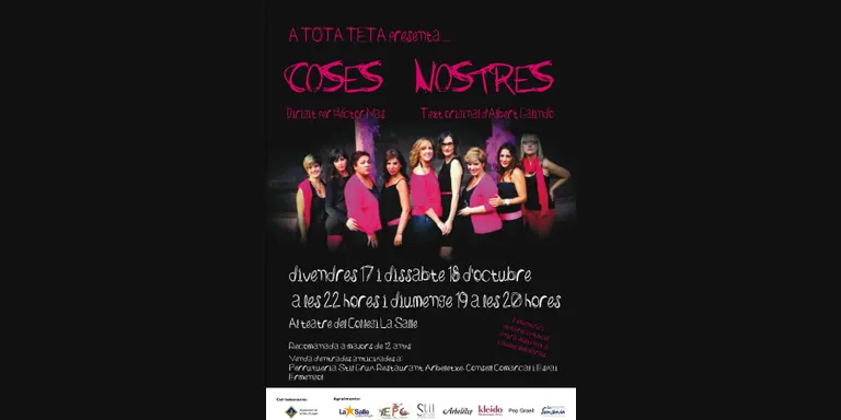 El grup teatral A tota teta estrena l'obra 'Coses nostres'