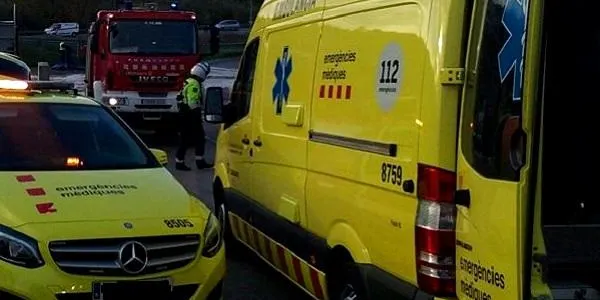 Accident de trànsit múltiple a l'N-340 al seu pas per Altafulla