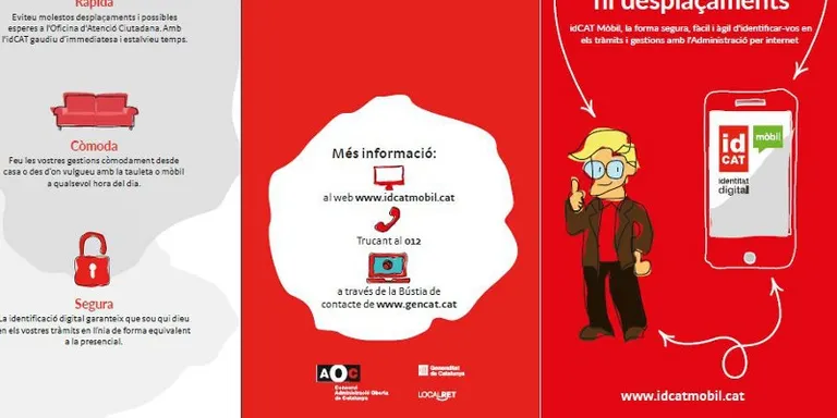 L'OAC ofereix el sistema d'identifació i signatura electrònica idCAT Mòbil