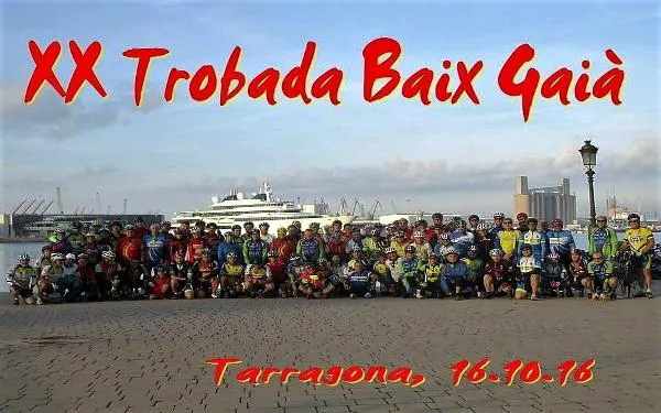 Un centenar de corredors celebren amb èxit la 20a Trobada Ciclista del Baix Gaià