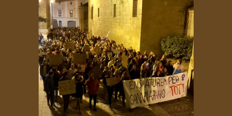 Èxit de la manifestació a la Seu amb motiu del Dia de la Dona