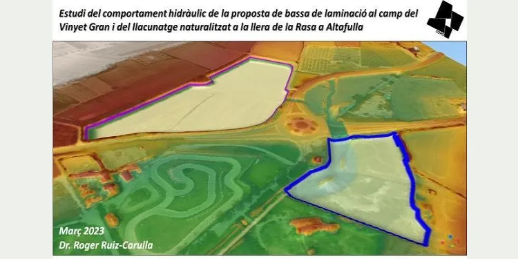 S'aprova inicialment el projecte per fer la bassa de laminació de la Vinya Gran d'Altafulla