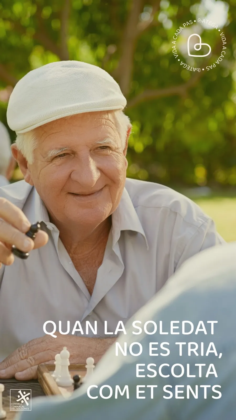 Una de cada 7 persones grans del Solsonès presenta un grau de soledat alt o molt alt