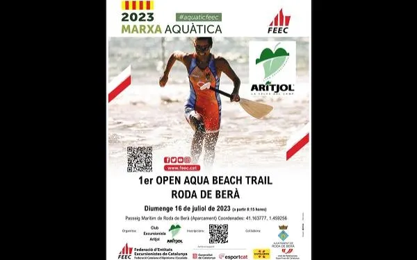 Roda de Berà acull diumenge el 1r Open Aqua Beach Trail de marxa aquàtica