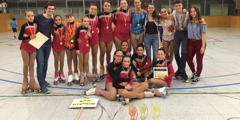 Bons resultats de l'Associació de Patinatge Alt Maresme