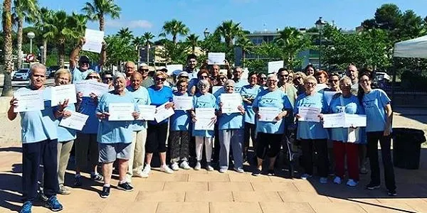 Els avis i àvies d’Altafulla, reconeguts amb el diploma acreditatiu de les activitats al Parc de Salut
