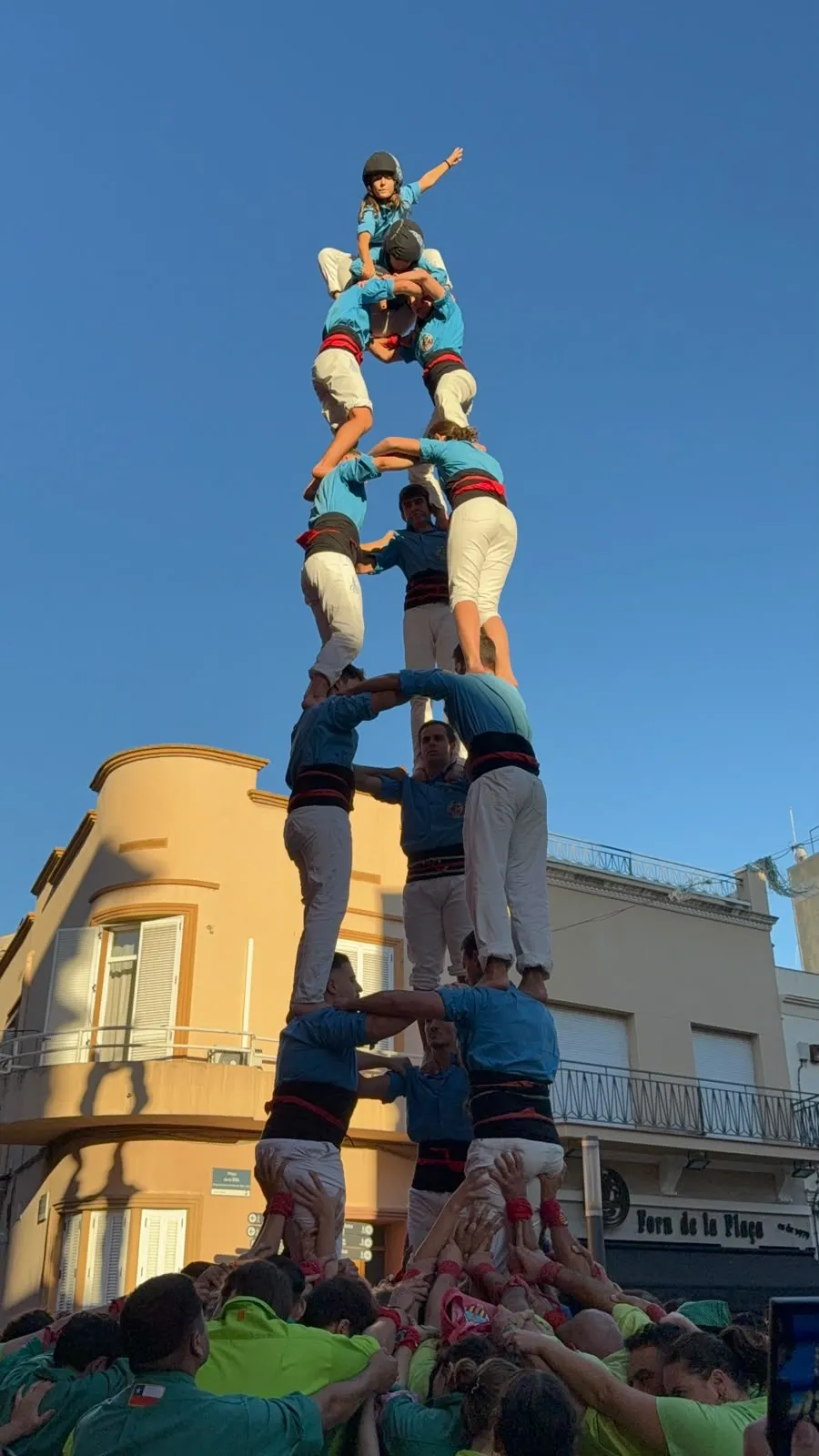 Els Castellers del Foix descarreguen el 10è 3d7 de la temporada a Viladecans