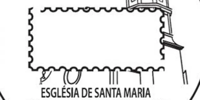 Un mata-segells dedicat a l'Església d'Arenys de Mar