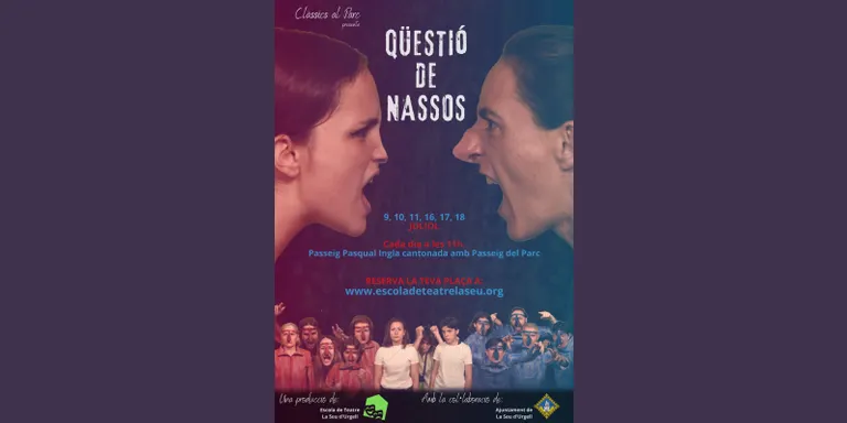 L'Escola de Teatre de la Seu d'Urgell interpreta l'obra 'Qüestió de nassos'