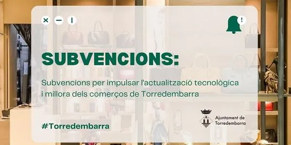 Els comerços de Torredembarra poden demanar subvencions per a l’actualització tecnològica