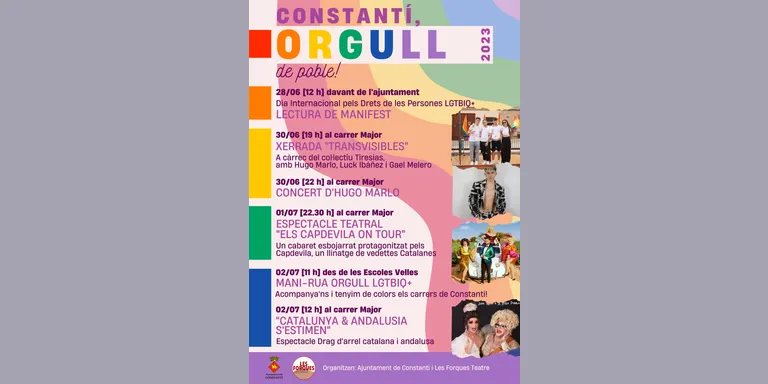 Cap de setmana d’intensa activitat dins la Setmana de l’Orgull LGTBIQ+