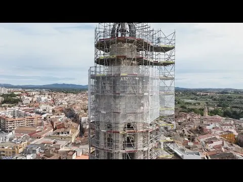 Recta final a la restauració del campanar de Valls