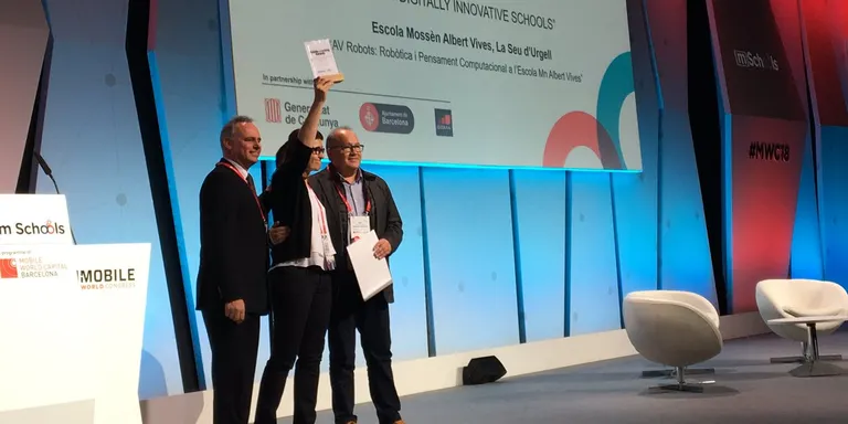 L'Escola Albert Vives, premiada als Mobile Learning Awards