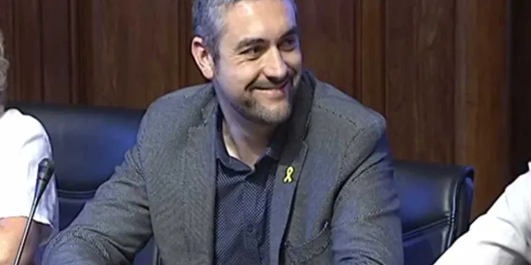 Bernat Solé, present a les comissions de Territori, la Corporació de Mitjans, Ensenyament i Agricultura