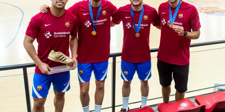 Els mundialistes internacionals del futsal es reincorporen amb el Barça