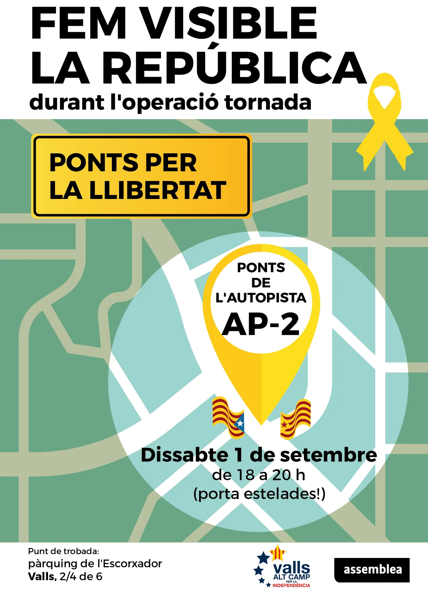 L’ANC es manifestarà als ponts en l’operació tornada