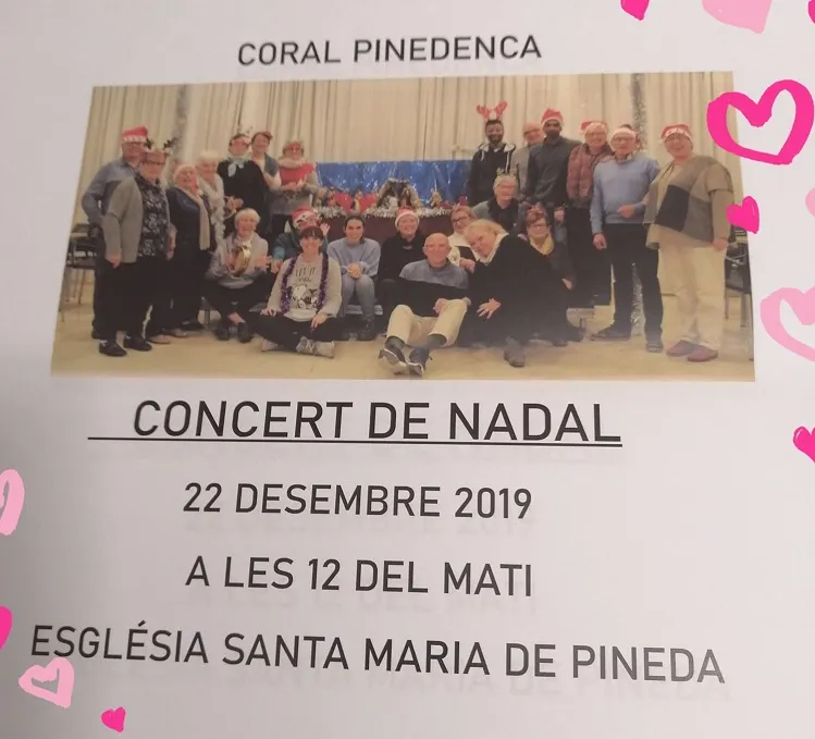 Concert de Nadal amb la Coral Pinedenca