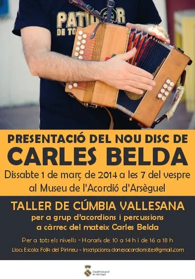 L'acordionista català Carles Belda presenta el seu nou disc a l'Alt Urgell