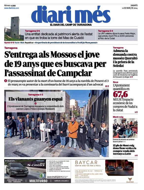 Cop d'ull als diaris d'aquest dimarts 12 de març