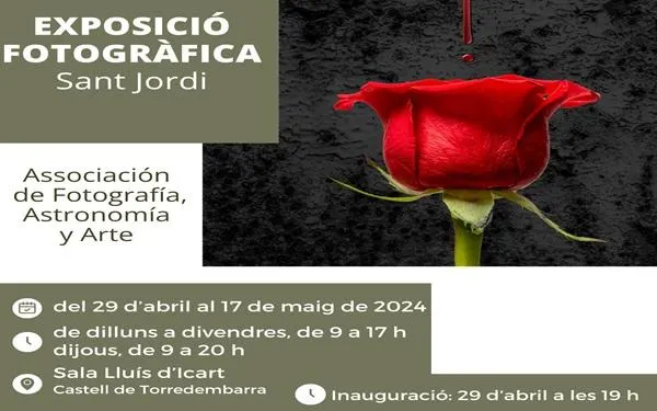 S’inaugura l’exposició fotogràfica ‘Sant Jordi’ a la Sala Lluís d’Icart de Torredembarra