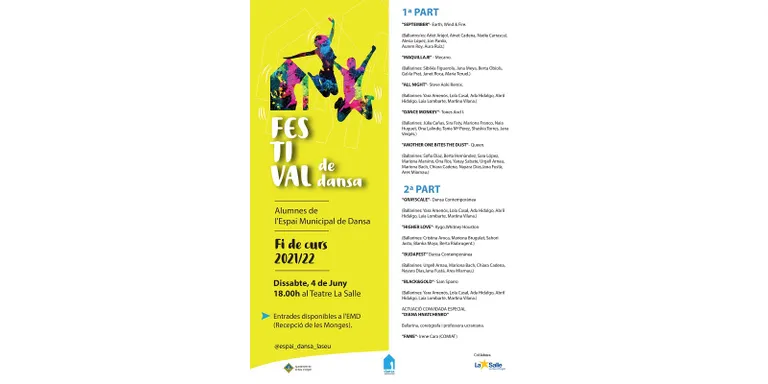 L'Espai Municipal de Dansa de la Seu clou el curs amb un festival a càrrec de tot l'alumnat