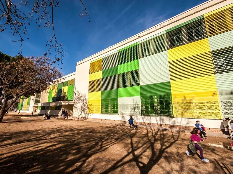 L'escola Pau Casals. Foto: Cesar Font