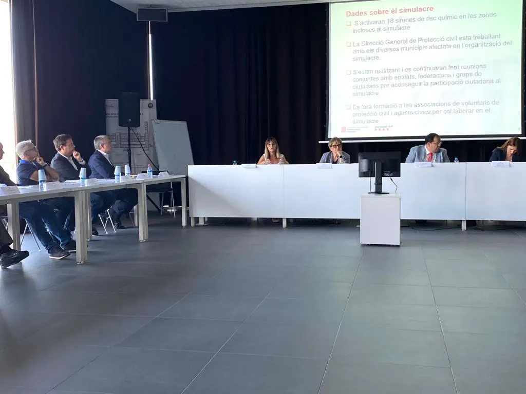 Oliver Klein participa en una reunió del PLASEQTA sobre la instal·lació de nous sensors i sirenes
