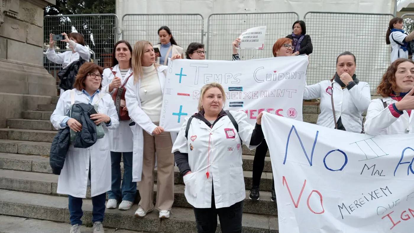 El personal d’infermeria del CAP de Caldes s’afegeix a la vaga indefinida per reclamar reconeixement i millores salarials