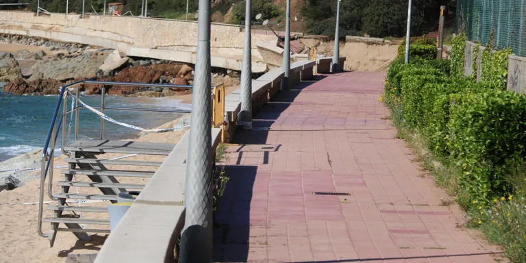 El Govern destinarà 1,8 MEUR per reparar "amb urgència" el passeig de Fenals de Lloret de Mar