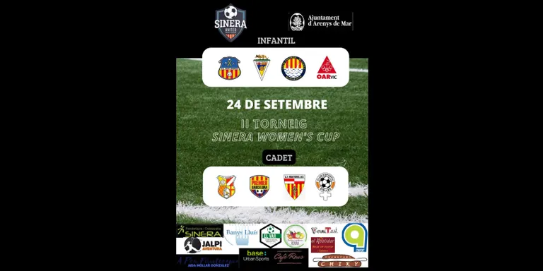 El Sinera United té a punt la segona edició de la Women's Cup Infantil i Cadet