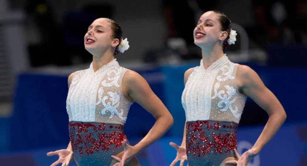 Iris Tió es classifica per a la final de duet tècnic de natació artística