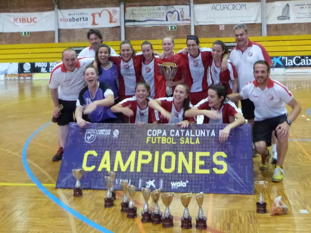 Foto històrica a Martorell d'un equip històric a l'Esportiu Rubí