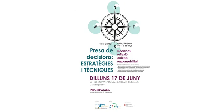 Taller gratuït per a joves a la Seu sobre com prendre decisions