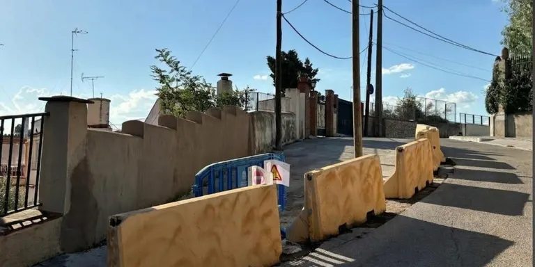 Les obres del mur de l’Olivar s’han reprès aquesta setmana