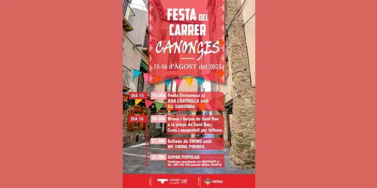 Una festa eivissenca, tret de sortida a la Festa del Carrer Canonges de la Seu d'Urgell