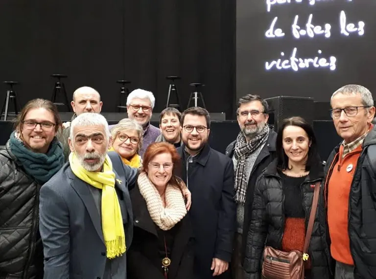 El grup municipal d'ERC-JxP assisteix a la conferència 'virtual' d'Oriol Junqueras